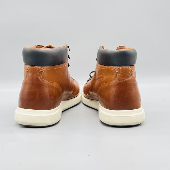 Cole Haan Boots Mens 12 Brown Leather Grand OS Chukka Ankle Lace Up Casual Shoes main image 8